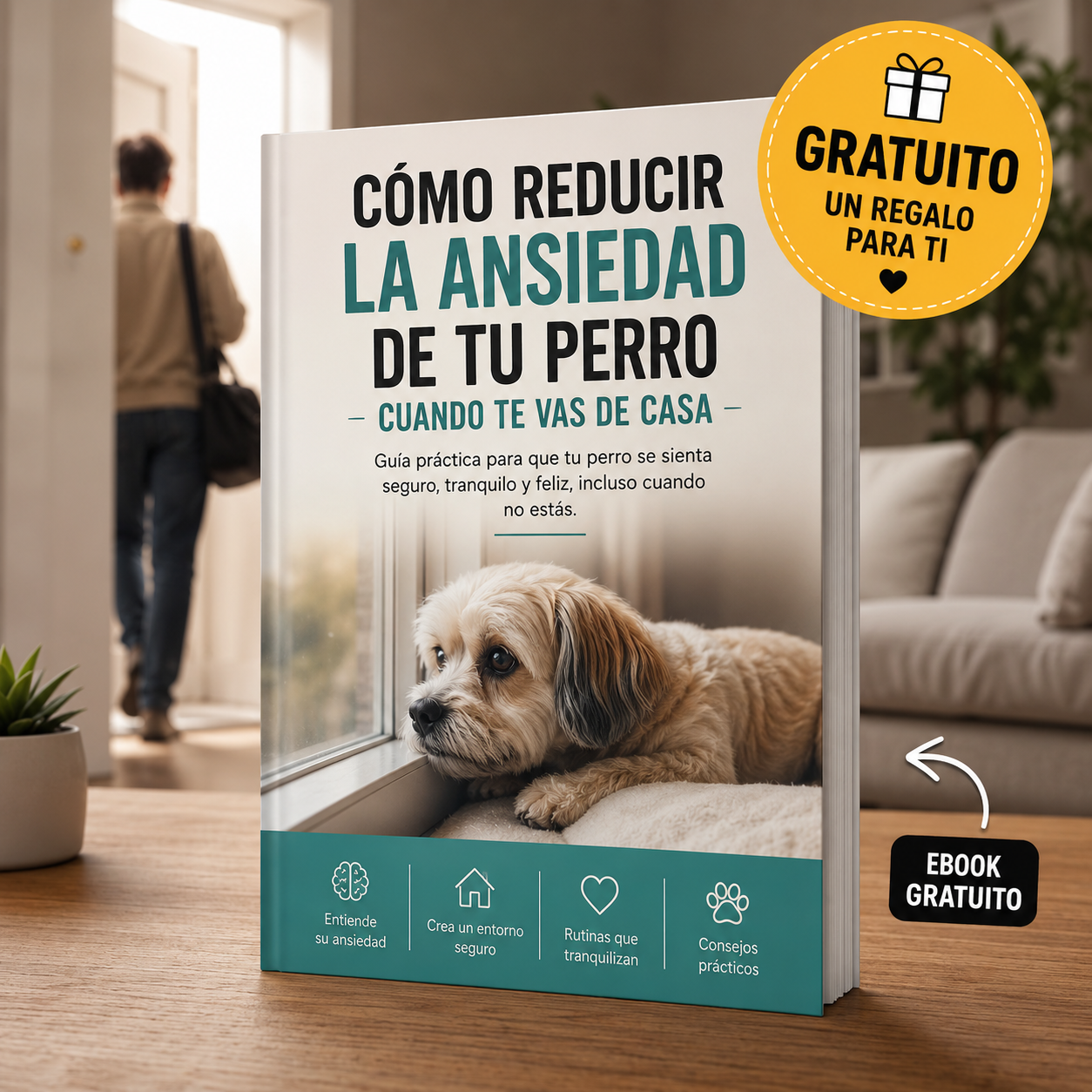 Cómo Reducir la Ansiedad de Tu Perro Cuando Te Vas de Casa