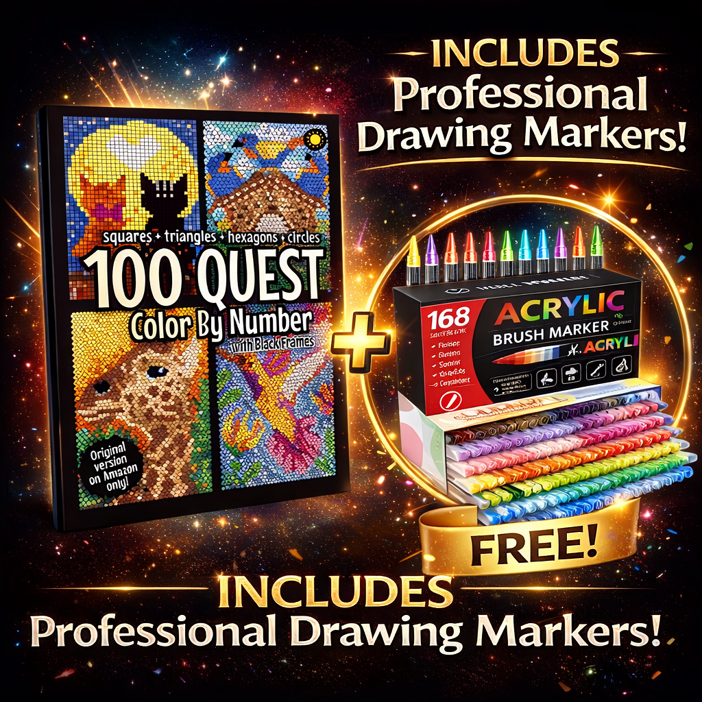 Colour Book By Numbers